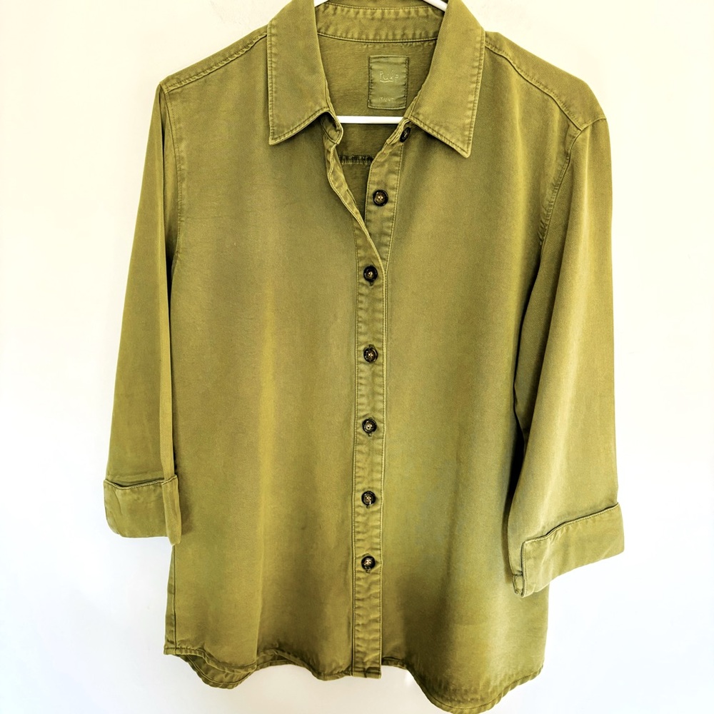 PULP 100% Tencel Chartruess 3/4 Sleeve Jacket